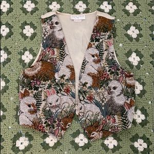Casual Corner Vintage Bunny Vest